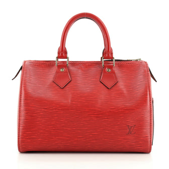 Louis Vuitton Speedy Handbag Epi Leather 25