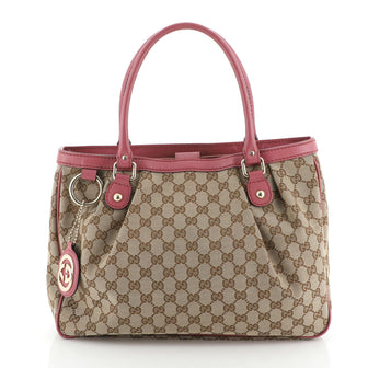 Gucci Sukey Top Handle Tote GG Canvas Medium
