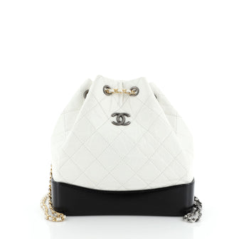 Chanel Gabrielle Backpack Quilted Calfskin Small