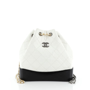 Chanel Gabrielle Backpack Quilted Calfskin Small