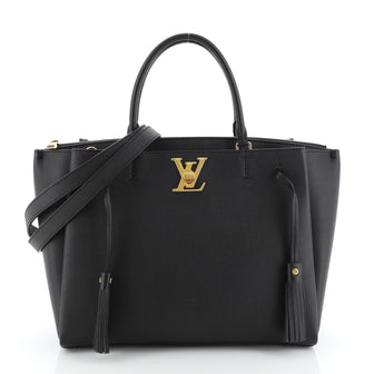 Louis Vuitton Lockmeto Handbag Leather 