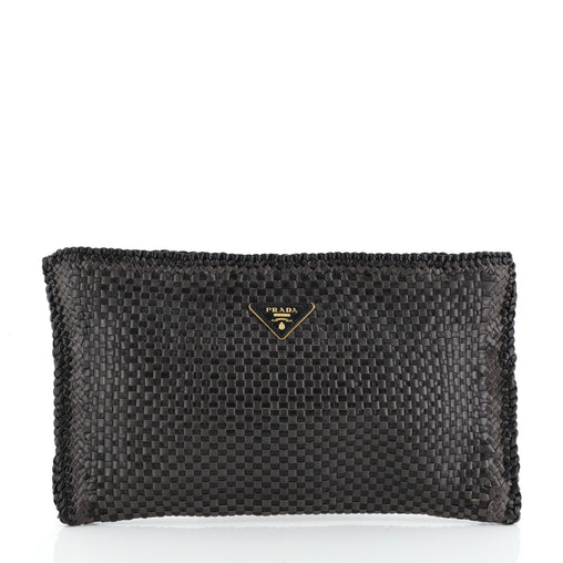 PRADA ガーメント Prada Ostrich Medium Galleria Double Zip Tote Cobalto 1828268