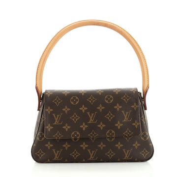 Louis Vuitton Looping Handbag Monogram Canvas Mini