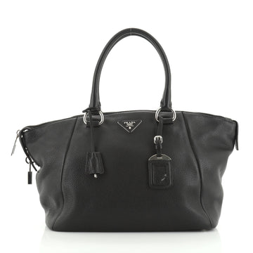 Prada Double Handle Satchel Vitello Daino Large