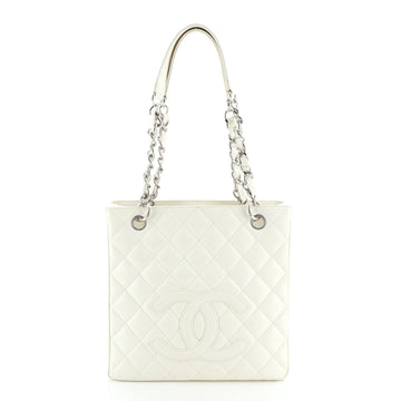 Chanel Petite Shopping Tote Quilted Caviar 