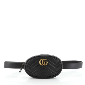 Gucci GG Marmont Belt Bag Matelasse Leather 