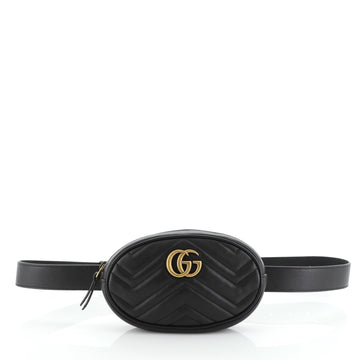 Gucci GG Marmont Belt Bag Matelasse Leather 