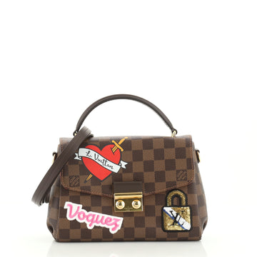 Louis Vuitton Croisette Handbag Limited Edition Patches Damier 