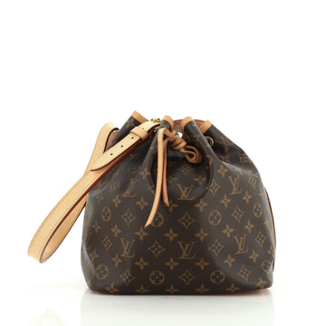 Louis Vuitton Petit Noe Handbag Monogram Canvas 