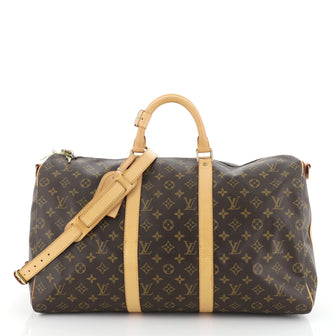 Louis Vuitton Keepall Bandouliere Bag Monogram Canvas 50