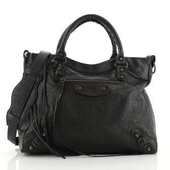 Balenciaga Velo Classic Studs Bag Leather Medium