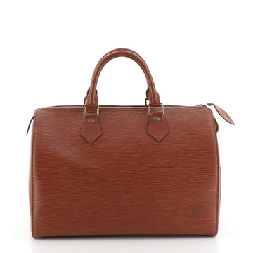 Louis Vuitton Speedy Handbag Epi Leather 30
