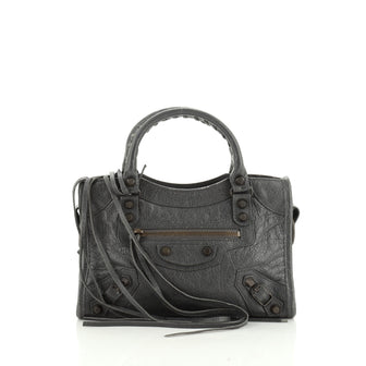 Balenciaga City Classic Studs Bag Leather Mini