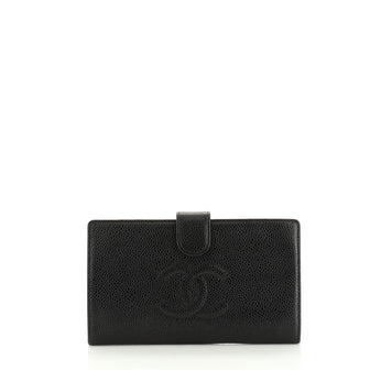 Chanel Timeless CC French Wallet Caviar Long