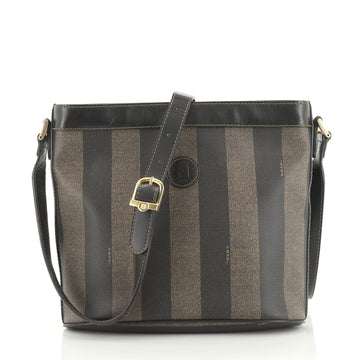 Fendi Pequin Shoulder Bag Canvas Small