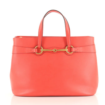 Gucci Bright Bit Convertible Tote Leather Medium