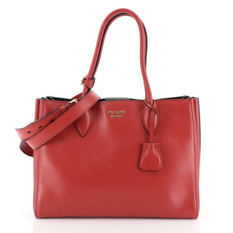 Prada Soft Bibliotheque Handbag City Calfskin Medium