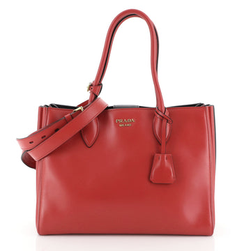 Prada Soft Bibliotheque Handbag City Calfskin Medium