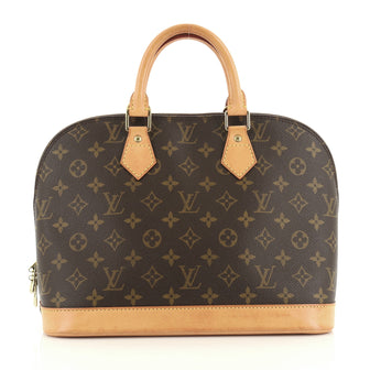Louis Vuitton Vintage Alma Handbag Monogram Canvas PM