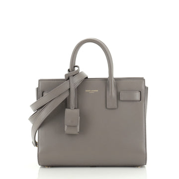 Saint Laurent Sac de Jour Bag Leather Nano