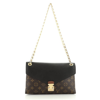 Louis Vuitton Pallas Chain Shoulder Bag Monogram Canvas and Calf Leather 