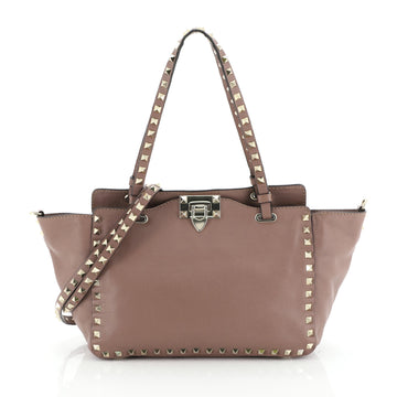 Valentino Rockstud Tote Soft Leather Small