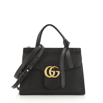 Gucci GG Marmont Top Handle Bag Leather Mini