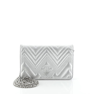 Chanel Wallet on Chain Chevron Calfskin 