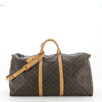 Louis Vuitton Keepall Bandouliere Bag Monogram Canvas 60