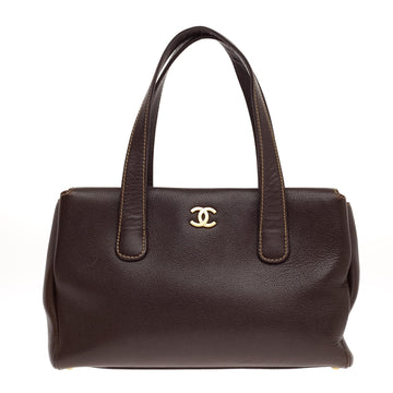 Chanel Pebbled Leather Shoulder Bag