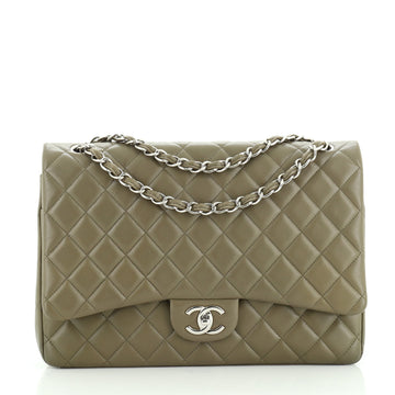 Chanel Classic Double Flap Bag Quilted Lambskin Maxi