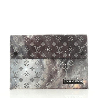 Louis Vuitton Pochette Alpha Triple Limited Edition Monogram Galaxy Canvas 