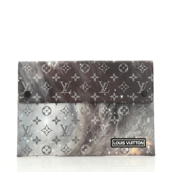 Louis Vuitton Monogram Galaxy Alpha Triple Pochette - BAGAHOLICBOY