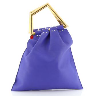 Celine Geometrical Tote Leather Large