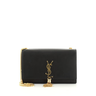 Saint Laurent Classic Monogram Tassel Crossbody Bag Leather Medium