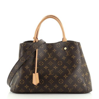 Louis Vuitton Montaigne Handbag Monogram Canvas MM