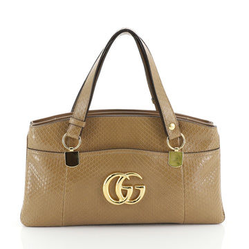 Gucci Arli Top Handle Bag Python Large