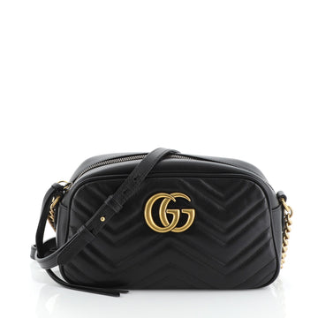 Gucci GG Marmont Shoulder Bag Matelasse Leather Small