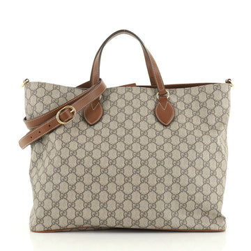 Gucci Convertible Soft Tote GG Coated Canvas Medium