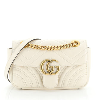 Gucci GG Marmont Flap Bag Matelasse Leather Mini