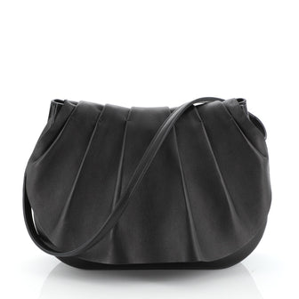 The Row Fan Shoulder Bag Leather 10