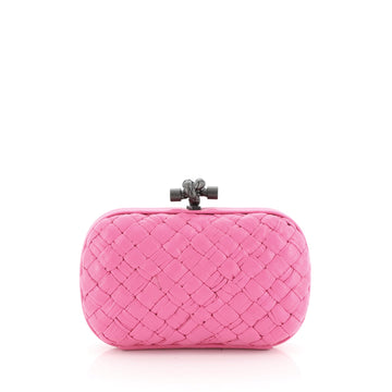 Bottega Veneta Box Knot Clutch Intrecciato Nappa Small