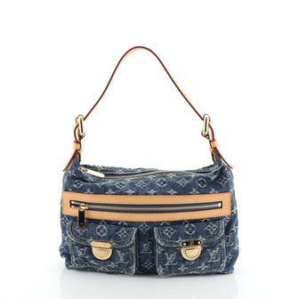 Louis Vuitton Baggy Handbag Denim PM