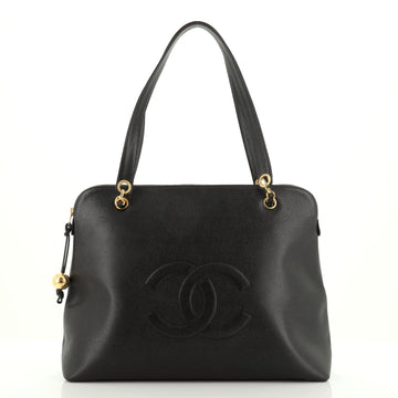 Chanel Vintage Timeless Zip Tote Caviar Large