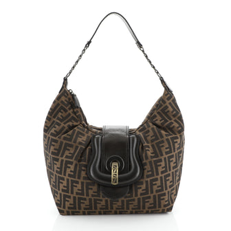 Fendi B. Bag Hobo Zucca Canvas 