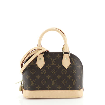 Alma Handbag Monogram Canvas BB