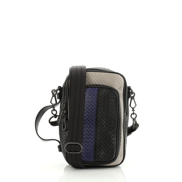 Bottega Veneta Front Pocket Crossbody Bag Intrecciato Nappa Mini