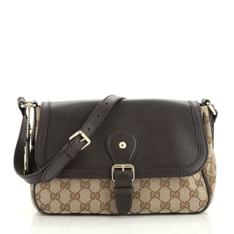 Gucci Sukey Shoulder Bag GG Canvas with Leather 