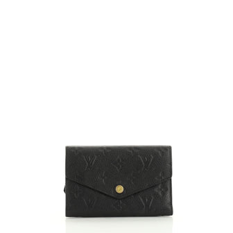 Louis Vuitton Compact Curieuse Wallet Monogram Empreinte Leather 
