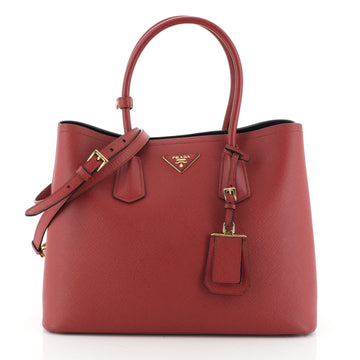 Prada Cuir Double Tote Saffiano Leather Large